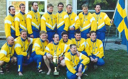 Команда Швеции по подводному регби. VI Чемпионат Европы 1997 год