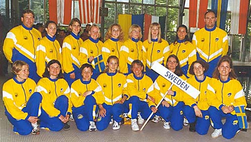 Команда Швеции по подводному регби. VI Чемпионат Мира 1999 год